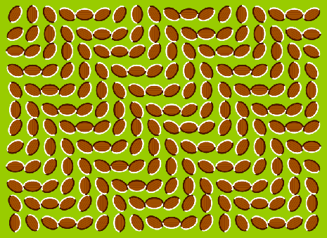 Un hueco en el fondo del vacío: Ilusiones ópticas en movimiento