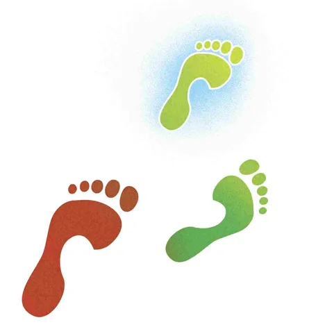 Huellitas de pies bebés gifs - Imagui