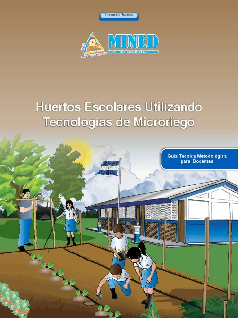 Huertos Escolares Utilizando Tecnologias de Microriego | PDF | Huerta |  Plaga (organismo)