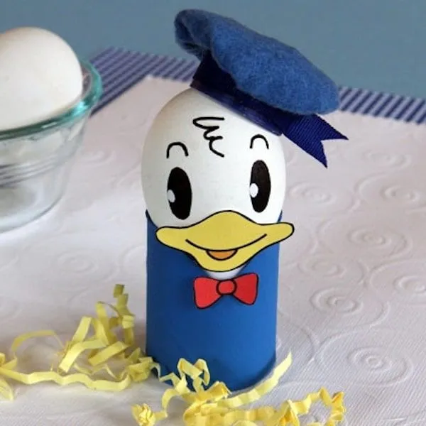 Huevos decorados con Mickey Mouse y sus amigos
