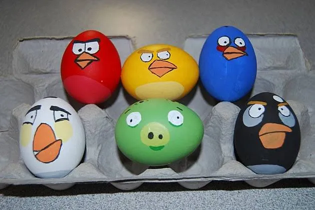 Huevos decorados animales - Imagui