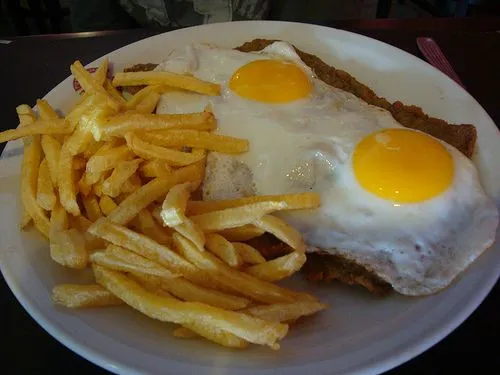 Huevos fritos con patatas y acrilamida | Todo sigue igual