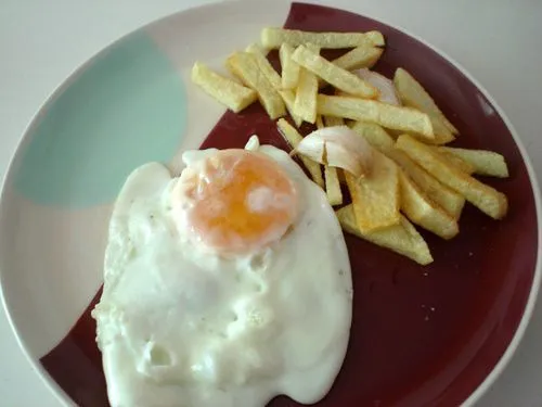 Huevos fritos con patatas. - El blog de lacuevadelmiguel.over-blog.es