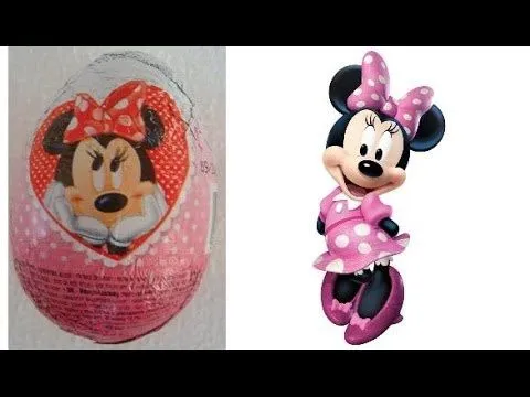 Huevos sorpresa Minnie Mouse Kinder - YouTube