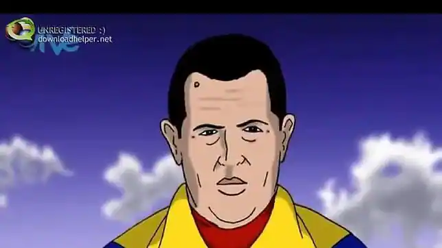 Hugo Chávez lo pasa bien en el cielo, según los dibujos animados ...
