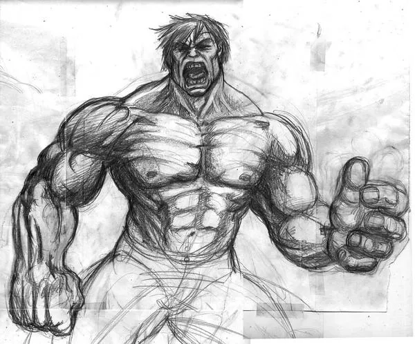 Hulk a Lapiz by 2dlara on DeviantArt