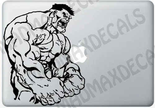 Hulk Macbook Decal Mac Decal Macbook Pro Laptop Sticker Vinyl ...