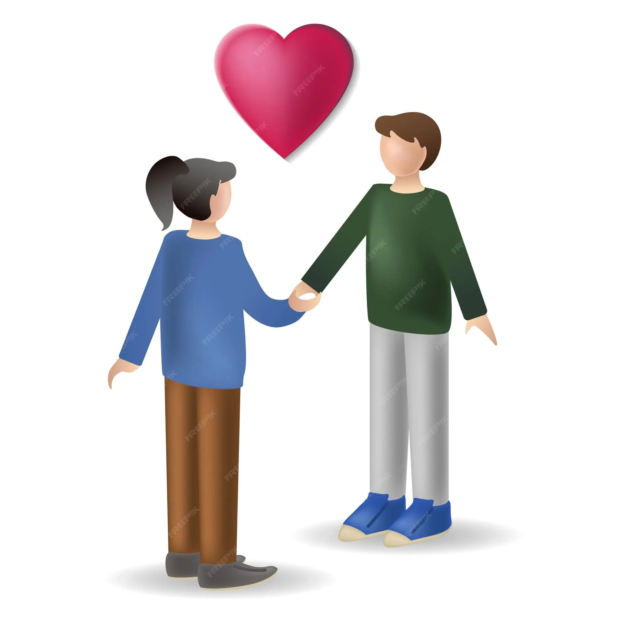 Icono de amor en 3d ilustración en color de la colección de valores  fundamentales icono de amor de dibujos animados en 3d para infografías de  diseño web y más | Vector Premium