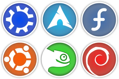 6 iconos-logo para distribuciones Linux - KDE Blog