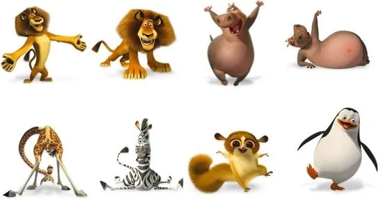 Iconos de Madagascar iconos pack los iconos de juegos - Free Icon ...