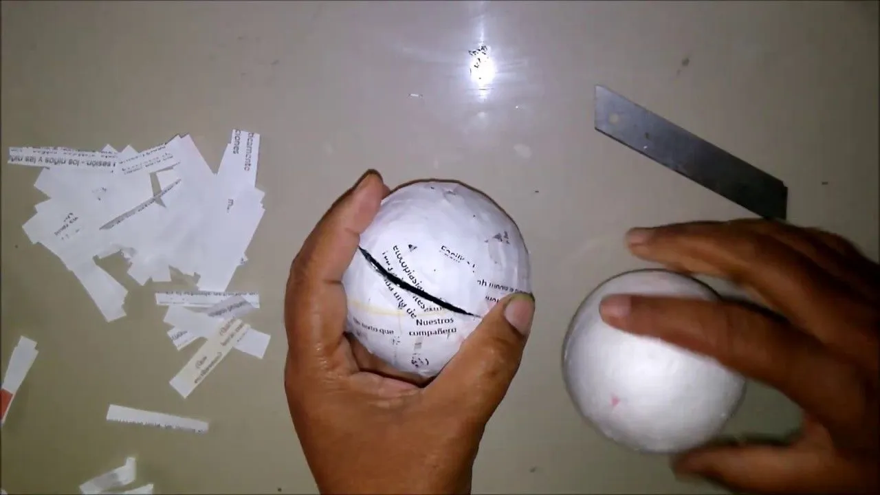 Idea para hacer esferas muy económicas - Idea to make very cheap spheres -  YouTube