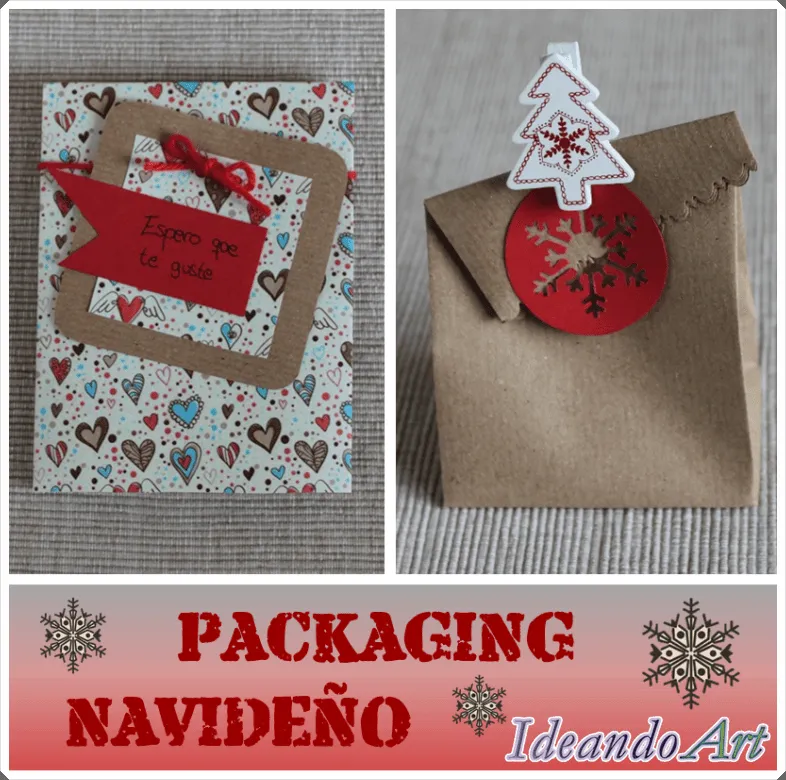 IdeandoArt: Concurso manualidades Facilisimo: packaging para Navidad