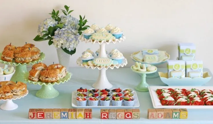 ideas para baby shower mesa de dulces y pasabocas | Eventos para ...