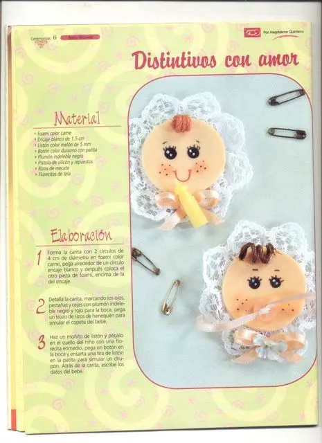 Ideas bautizo y baby shower | Angeles Manualidades