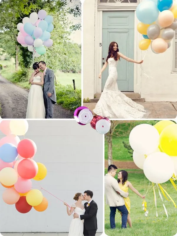 Ideas para bodas: los globos - Revista - Fiestafacil