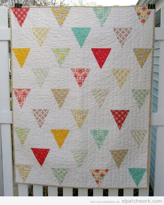 Ideas para hacer colchas para bebés y niños en patchwork • El ...