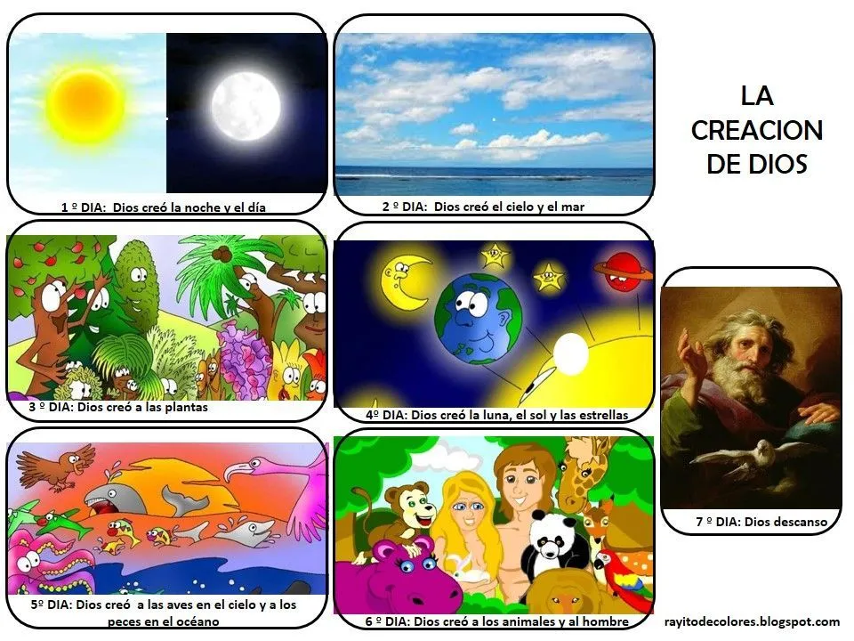 9 ideas de L a Creación de DIOS | creacion de dios, 7 días de la creación,  imagenes de la creacion