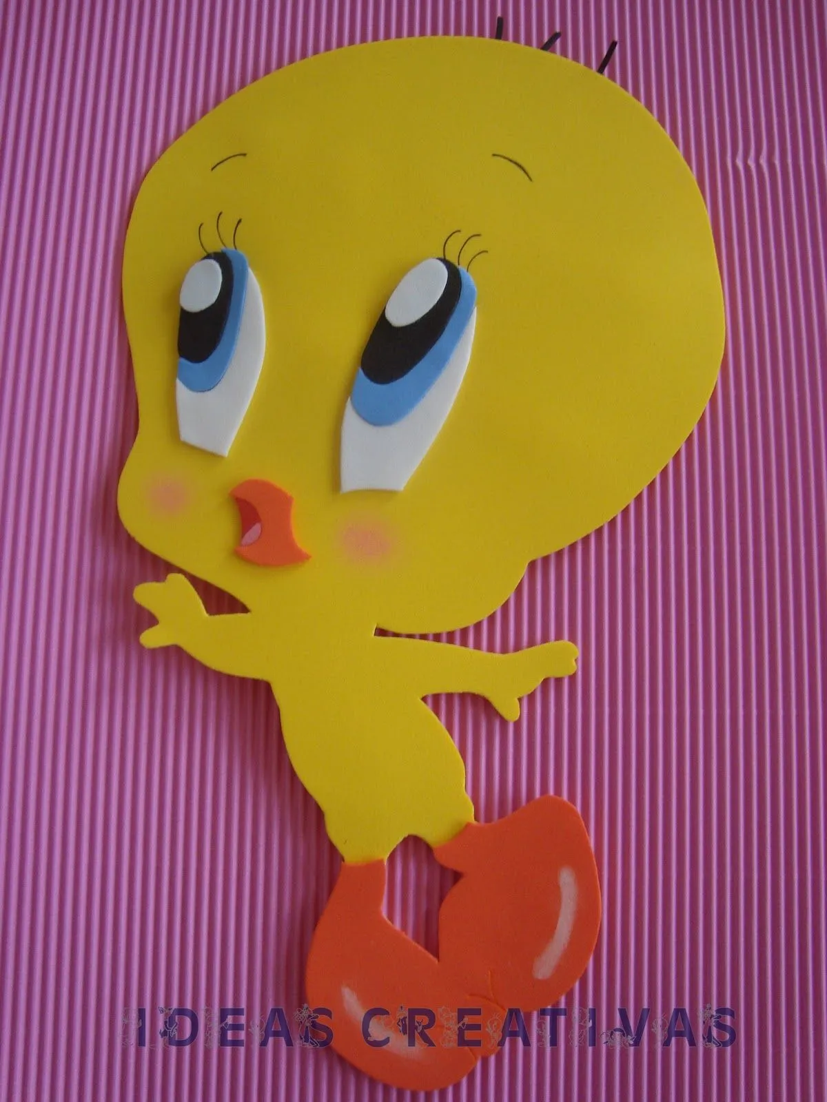 Ideas Creativas Goma Eva: Aplique en fomi! Piolin Ideas Creativas Goma Eva: Aplique en fomi! Piolin