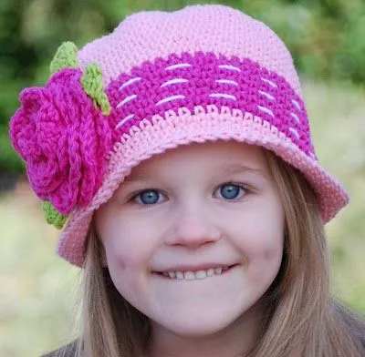 Ideas en Crochet: Sombreritos para niñas