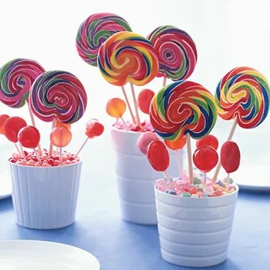 Nomeolvides Cupcakes: Centros de mesa para cumpleaños infantiles