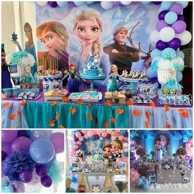 Ideas Cumpleaños Frozen - Como hacer y adornar una fiesta infantil