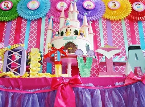 Ideas para un cumpleaños de princesas Disney
