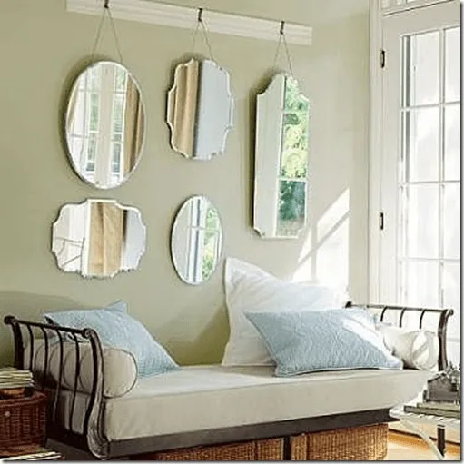 Ideas de decoración. Decorar las paredes con espejos. | Mil Ideas ...
