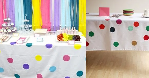 Ideas para la decoración de fiestas puntos - Paperblog