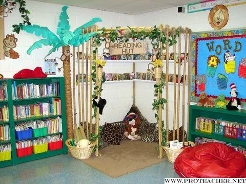 Ideas para decorar la biblioteca | Zona 58 Preescolar | DECORACIÓN ...
