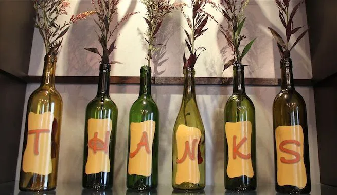 Ideas para decorar con botellas de vino