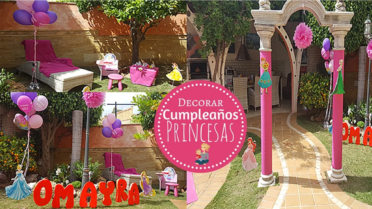 Ideas para decorar Cumpleaños Temático infantil de Princesas ...