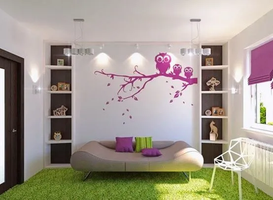 Ideas para Decorar tu Dormitorio en Verde y Morado | Decoración ...