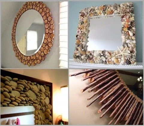 Ideas para decorar espejos - Decoracion