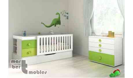 Ideas para decorar la habitación del bebé con cunas convertibles ...