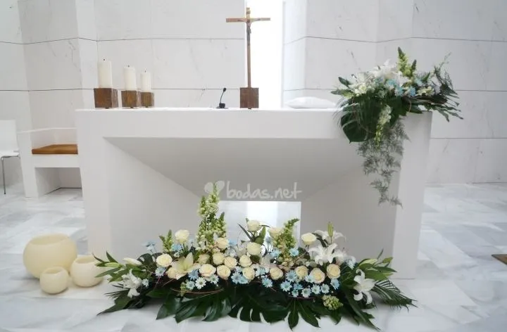 Ideas para decorar la iglesia con flores | Flowers for church ...