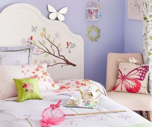 Ideas para decorar con mariposas la habitación
