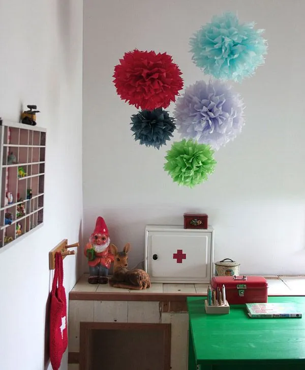 Ideas para decorar con Pompones de seda. - Muebles y decoración ...