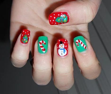 Ideas para decorar tus uñas: Navidad - Paperblog