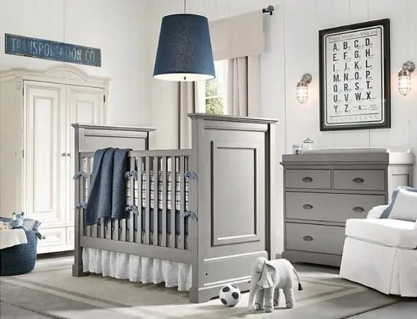 Ideas de Dormitorios Elegantes para Bebés Varones | Decoración ...
