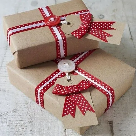Ideas para envolver regalos de Navidad - Decorar Hogar