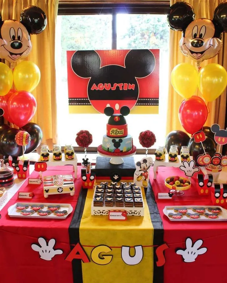 Ideas para Fiesta Cumpleaños de Mickey Mouse | Curso de ...