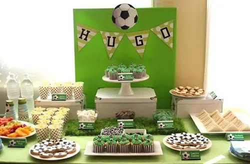 Cumpleaños temático fútbol - Imagui