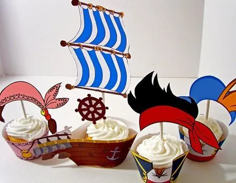 Decoración de fiestas de jake el pirata - Imagui