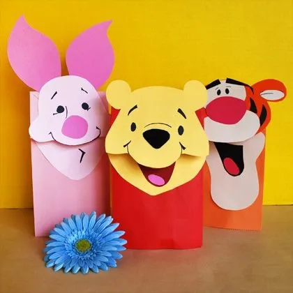 Ideas para tus Fiestas Infantiles: Bolsas de papel para dulces ...