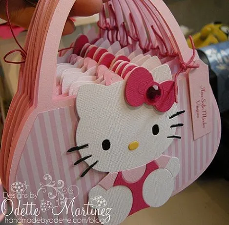 Como hacer invitaciónes de Hello Kitty para cumpleaños - Imagui