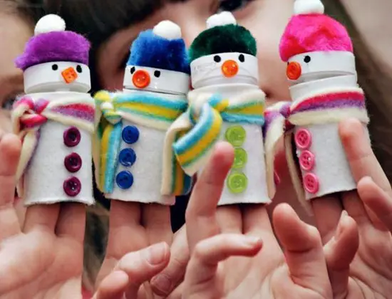 Ideas de manualidades con Muñecos de nieve - Manualidades Infantiles