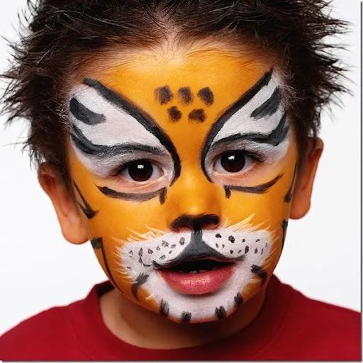 Ideas para hacer un maquillaje infantil de tigre disfraces caseros ...