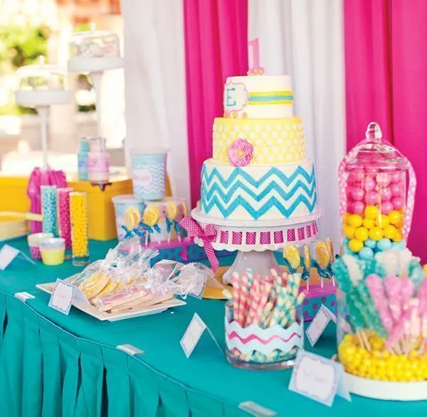 7 ideas para una mesa de dulces para baby shower