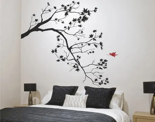 Ideas para pintar árboles en las paredes, vinilos de árboles ...