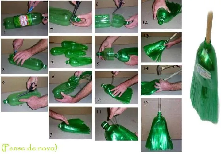 Ideas de Reciclaje de botellas plásticas PET | Huellas para la ...